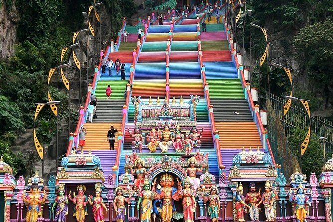 Blue Mosque And Batu Caves Tour - Batu Caves: temples, shrines, monkeys, and 272 stairs