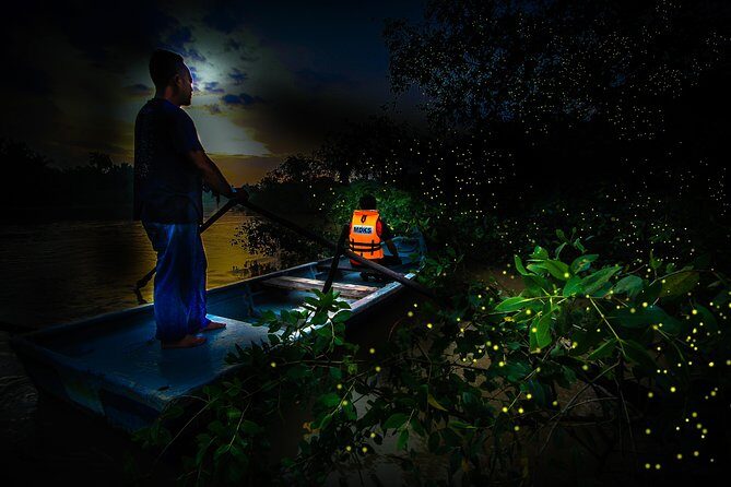 Kuala Selangor Fireflies - Batu Caves Temple- Malawati Hill DayTour With Dinner - Pasir Penambang Seafood Dinner: sunset over the Selangor River