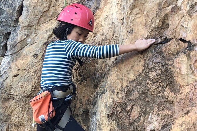 Rock Climbing guiding, top rope climbing includes full climbing gears and shoe. - Gua Damai X Park: Why This Place Makes Sense for a First Climb